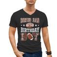 Bonus Dad Of The Birthday Boy Football Game Day Men's V-Neck T-Shirt