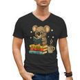 Book Lover Koala Reading Bookish Library Read Books Be Kind Men's V-Neck T-Shirt