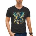 Book Lover Reading Fantasy Dragon Men's V-Neck T-Shirt Book Lover Reading Fantasy Dragon Men's V-Neck T-Shirt