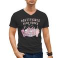 Book Lover's Pretty Girl's Read Books Men's V-Neck T-Shirt Book Lover's Pretty Girl's Read Books Men's V-Neck T-Shirt