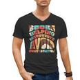 Books Helping Introverts Avoid Conversation Men's V-Neck T-Shirt