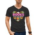 Books Are My Love Language Valentine's Day Reading Lover Men's V-Neck T-Shirt