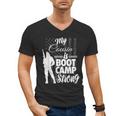 Boot Camp Graduation Military Cousin Support Tee Men's V-Neck T-Shirt