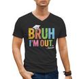 Bruh I'm Out Senior Graduation Men's V-Neck T-Shirt