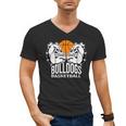 Bulldogs Basketball Shirt Basketball Mom Dad Players Tshirt Men's V-Neck T-Shirt