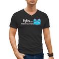 Bytes Of Memories Digital Nostalgia Concept Line Men's V-Neck T-Shirt