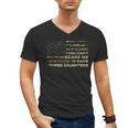 You Can’t Scare Me I Have Three Daughters Fathers Day Dad Men's V-Neck T-Shirt You Can’t Scare Me I Have Three Daughters Fathers Day Dad Men's V-Neck T-Shirt