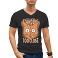 Cat Lover Antisocial Too Close Introvert People Hater Men's V-Neck T-Shirt Cat Lover Antisocial Too Close Introvert People Hater Men's V-Neck T-Shirt