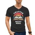 Chapter Sixty Nine Book Reading 69th Birthday 69 Year Old Men's V-Neck T-Shirt