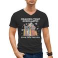Chasing That Scholastic Book Fair Feeling Apparel Men's V-Neck T-Shirt Chasing That Scholastic Book Fair Feeling Apparel Men's V-Neck T-Shirt