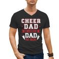 Cheer Dad Like A Regular Dad But Broke Cheerleader Dad Men's V-Neck T-Shirt