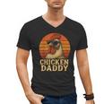 Chicken Daddy Vintage Chicken Dad Farmer Poultry Farmer Men's V-Neck T-Shirt