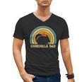Chinchilla Dad Father's Day Chinchilla Lover Dad Daddy Men's V-Neck T-Shirt