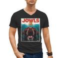 Chocolate Lab Jowls Labrador Retriever Dog Mom Dad Men's V-Neck T-Shirt Chocolate Lab Jowls Labrador Retriever Dog Mom Dad Men's V-Neck T-Shirt