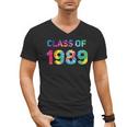 Class Of 1989 School Reunion College Highschool Graduation Men's V-Neck T-Shirt
