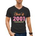 Class Of 2001 Meetup School Graduation Reunion Men's V-Neck T-Shirt