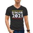 Class Of 2021 Senior Year 90's TV Style Graduation For Grad Men's V-Neck T-Shirt