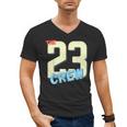 Class Of 2023 Seniors 23 Crew Senior Graduation Idea Men's V-Neck T-Shirt