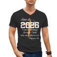 Class Of 2026 Christian Graduation Senior Graduate Men's V-Neck T-Shirt