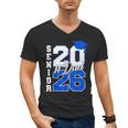 Class Of 2026 Dad Proud Dad Of A 2026 Senior Graduate Men's V-Neck T-Shirt