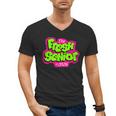 Class Of 2026 Fresh Senior 90s TV Style Retro Graduation Men's V-Neck T-Shirt