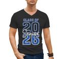 Class Of 2026 Senior Retro Graduation 2026 First Day Vintage Men's V-Neck T-Shirt
