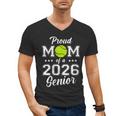 Class Of 2026 Tennis Mom Senior Graduation Graduate Men's V-Neck T-Shirt