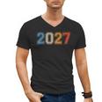 Class Of 2027 Graduate Shirts For Men Women Graduation Retro Men's V-Neck T-Shirt