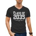 Class Of 2035 Grow With Me Graduation First Day Of School Men's V-Neck T-Shirt