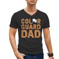 Color Guard Dad Flag Flipping Father Men's V-Neck T-Shirt