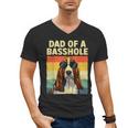Cool Basset Hound For Men Dad Dog Basset Hound Lovers Men's V-Neck T-Shirt