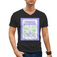 Cool Fun Cute Proud Introvert Cat Character For Men Women Men's V-Neck T-Shirt