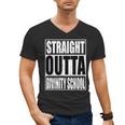 Cool Straight Outta Divinity School Graduation Shirt Men's V-Neck T-Shirt