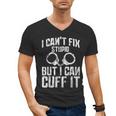 I Cuff Stupid Police OfficerShirt Academy Graduation Men's V-Neck T-Shirt