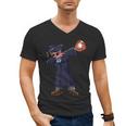 Cute Dabbing Kid Elementary School Graduation Baseball Men's V-Neck T-Shirt