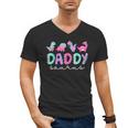 Cute Daddy Saurus Dad Dinosaur Birthday Boy Girl Family Men's V-Neck T-Shirt