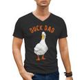 Cute Duck Dad Lover Illustration Duck Owner Men's V-Neck T-Shirt
