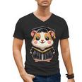 Cute Hamster Graduation Men's V-Neck T-Shirt