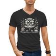 Cute Owl Reading Book Graphic Art Men's V-Neck T-Shirt