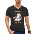 Cute Xmas Book Lover Penguin Reading Cosy Days Cosy Reads Men's V-Neck T-Shirt