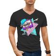 Dabbing Cassette Tape 70s 80s 80s Outfit Nostalgia Men's V-Neck T-Shirt
