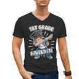 Dabbing Graduation Boy 1st Grade Class Of 2021 Nailed It Men's V-Neck T-Shirt