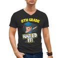 Dabbing Graduation Boy 8th Grade Class Of 2021 Men's V-Neck T-Shirt