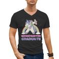 Dabbing Unicorn Kindergarten Graduation Dab Dance Girl Men's V-Neck T-Shirt
