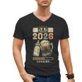 Dad 2026 Loading Baby Shower Going To Be a Dad Gender Reveal Men's V-Neck T-Shirt