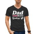 Dad To Be 2026 Loading Pink Pregnancy Reveal New Dad Daddy Men's V-Neck T-Shirt
