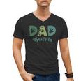 Dad Asaurus Dinosaur Birthday Mom Dad Birthday Boy T-Rex Men's V-Neck T-Shirt