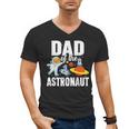 Dad Of The Astronaut Space Astronaut Birthday Family Men's V-Neck T-Shirt