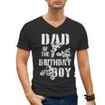 Dad Of The Birthday Boy Dirt Bike Men's V-Neck T-Shirt