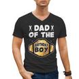 Dad Of The Birthday Boy Wrestling Belt Birthday Kids Boys Men's V-Neck T-Shirt